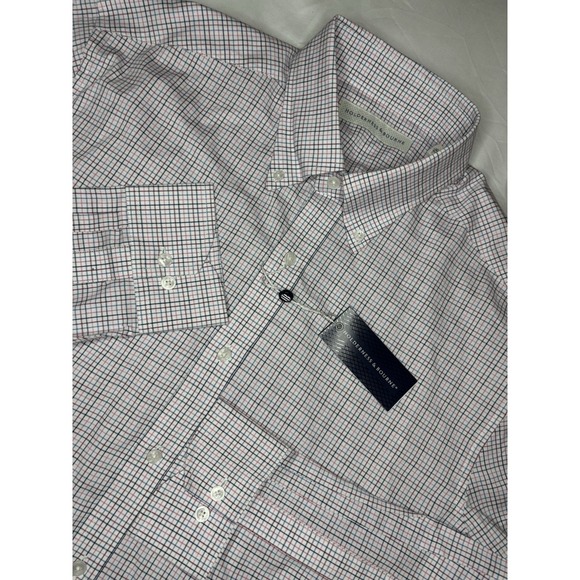 Holderness & Bourne The Purcell Shirt Men's XL Tailored Fit Stretch Plaid $168